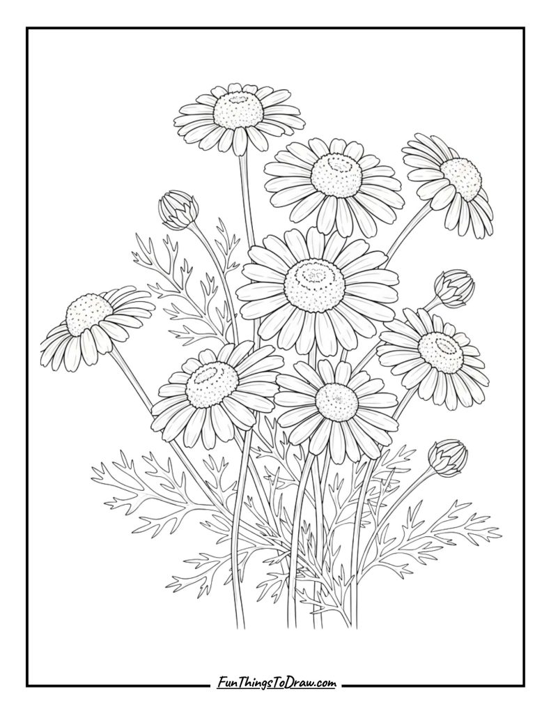 Chamomile with Stems