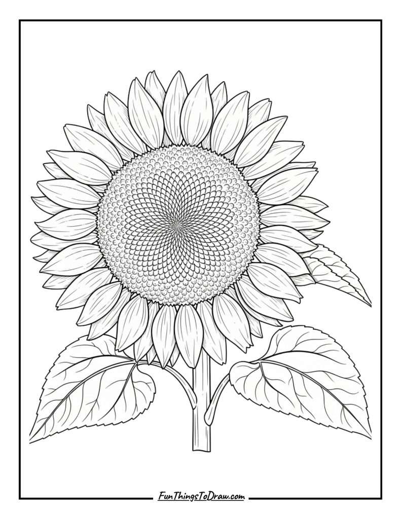 Sunflower with Seeds