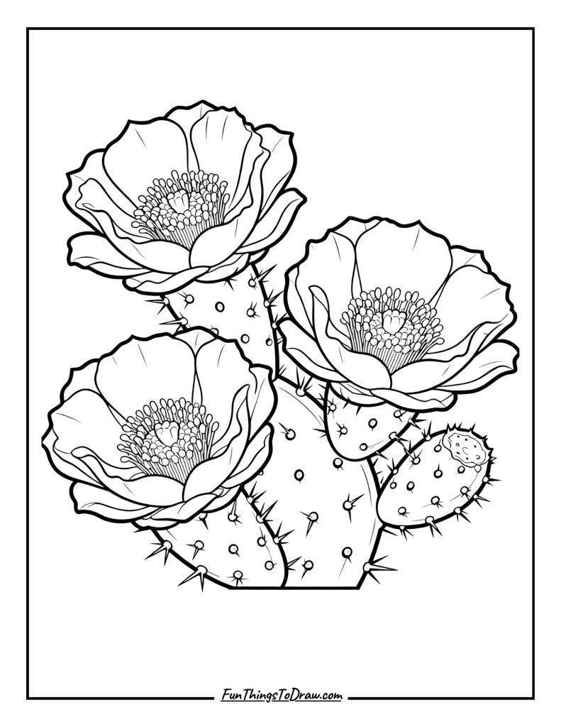 Prickly Pear Flowers