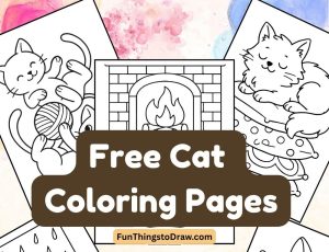 Free Printable Cat Coloring Pages