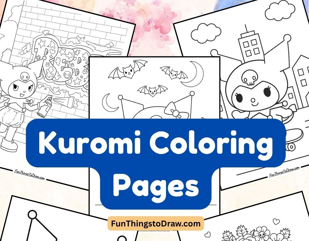 Kuromi Coloring Pages