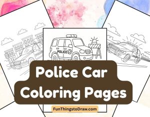 Police Car Coloring Pages