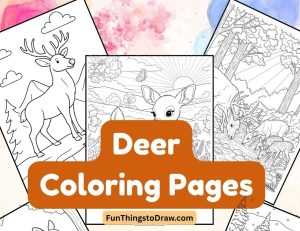 Deer Coloring Pages