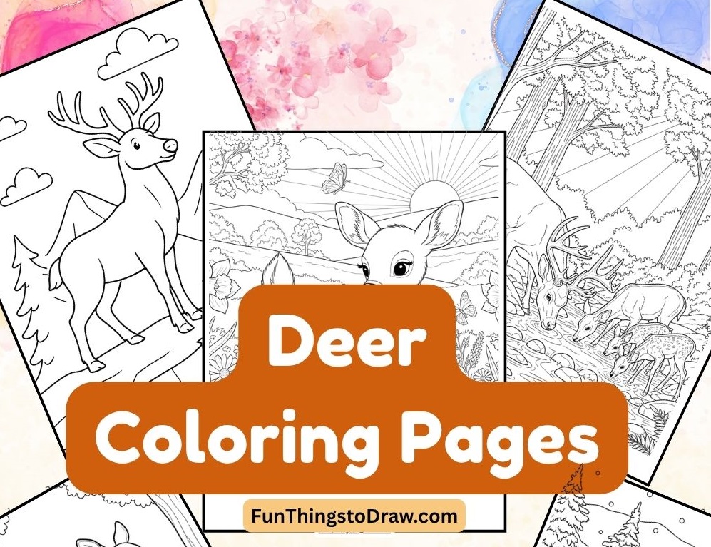Deer Coloring Pages