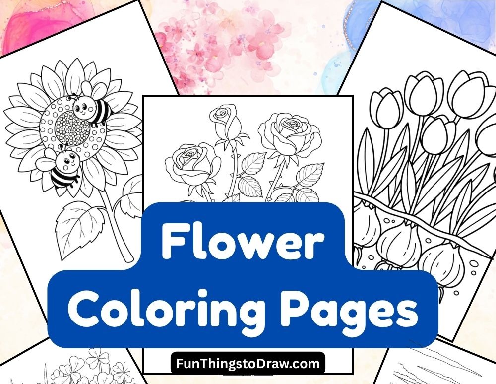 Flower Coloring Pages