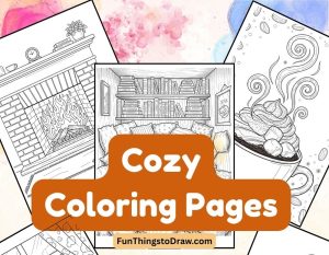 cozy coloring pages