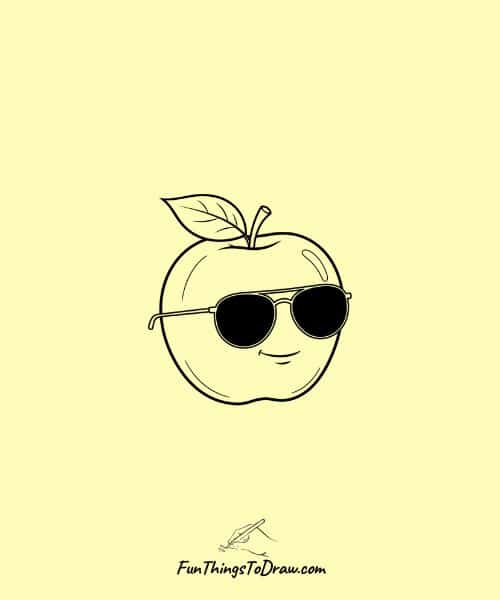 apple drawing idea