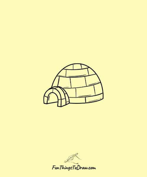 Igloo Structure Drawing