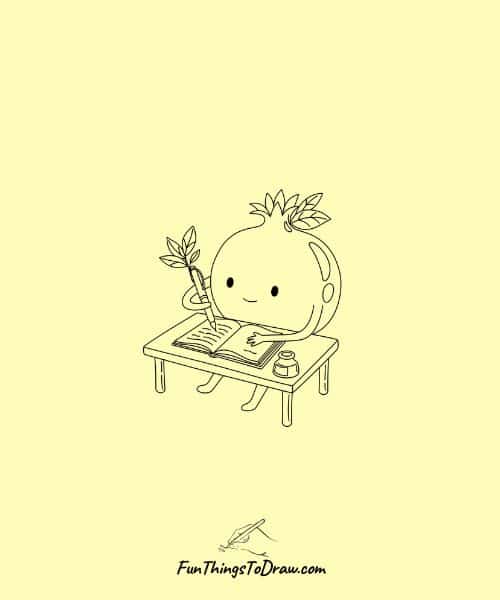 Pomegranate Writing Journal