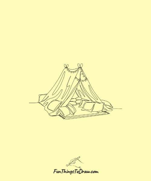 Blanket Fort drawing