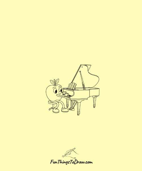 Apple Playing Piano