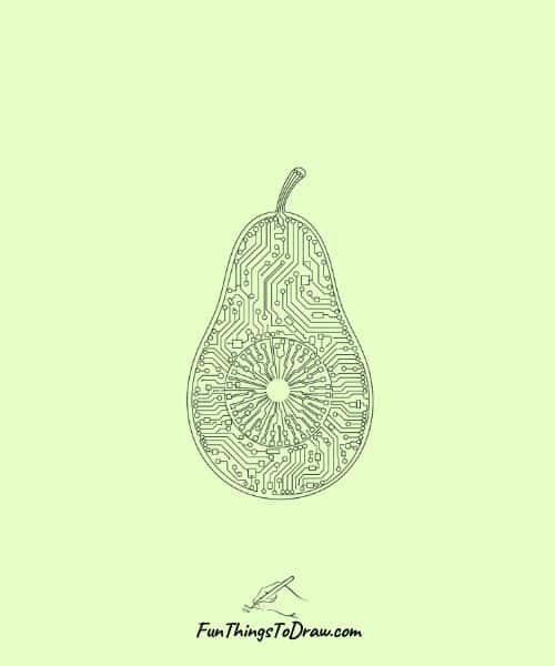 Circuit Board Avocado