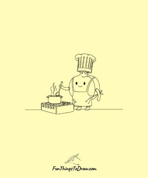 Pomegranate Chef Cooking