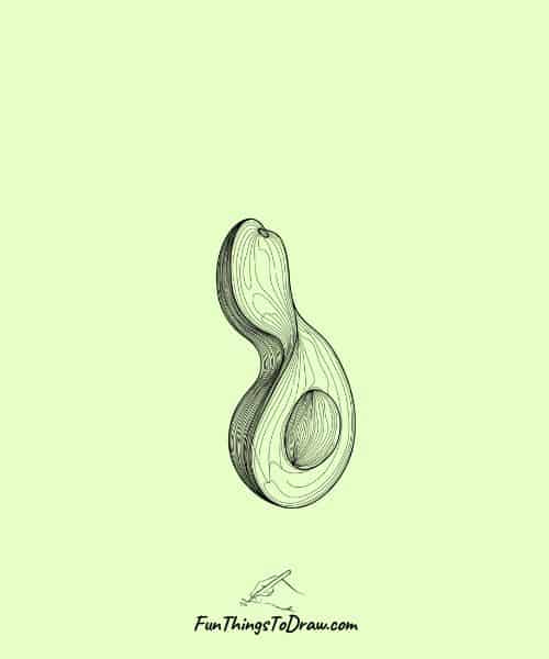 Twisted Perspective Avocado