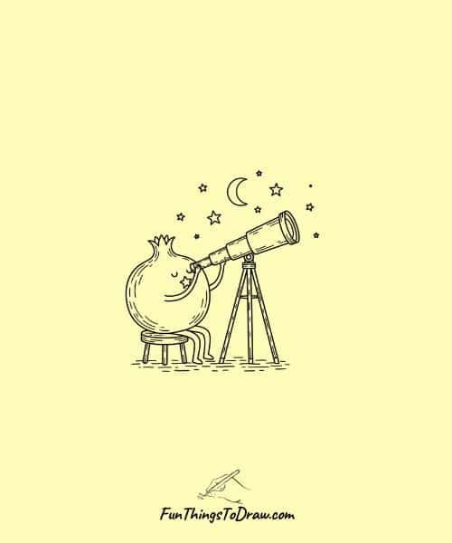 Pomegranate Stargazing Telescope