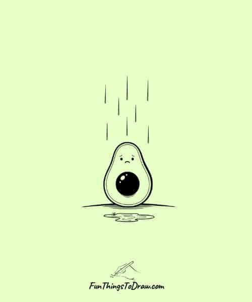 Raindrop Avocado Shower