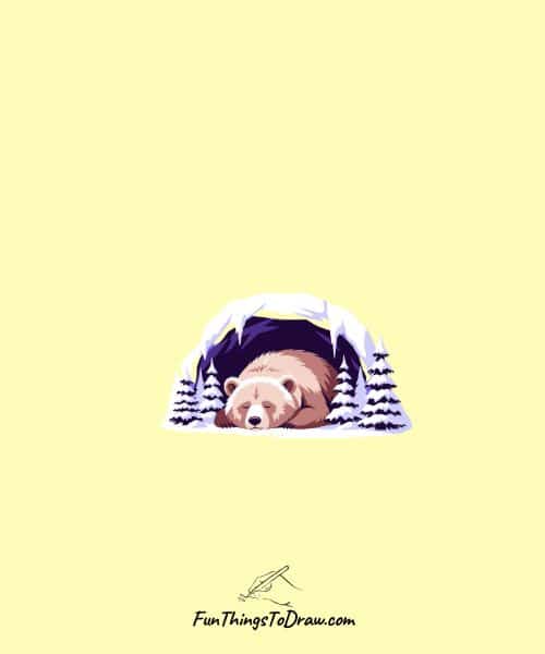 Hibernating Bear