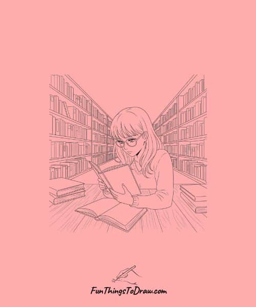 Cute Anime Girl Drawing Idea
