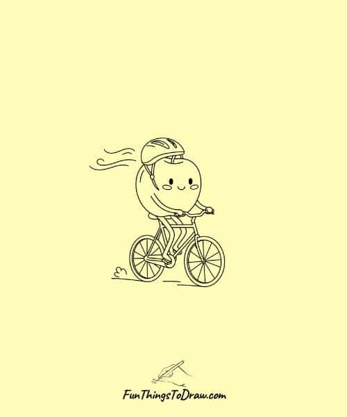 Easy Apple Drawing