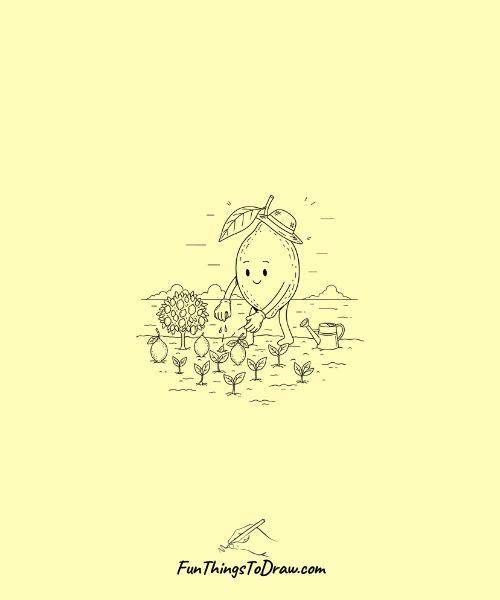 Lemon character gardening
