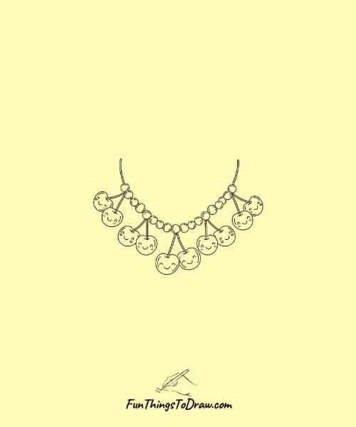 Easy cherry drawing