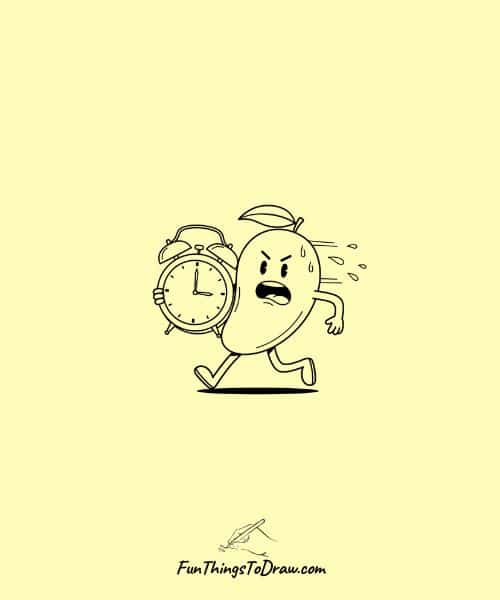 Sketch of mango