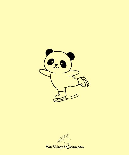 Panda Ice Skater