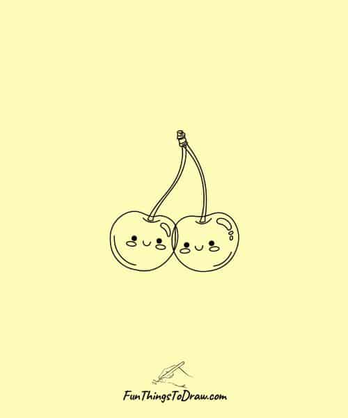 Drawing of Connected Cherry Pair