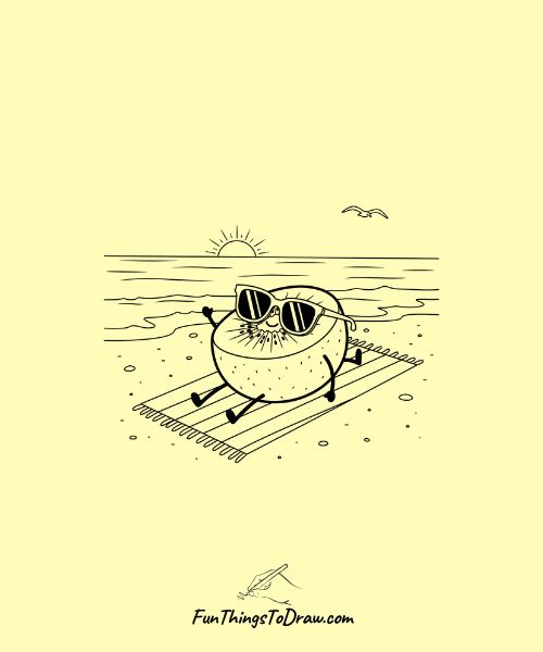 Summer Beach Kiwi