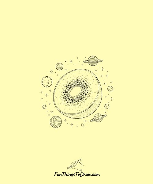 Kiwi Planet in Space