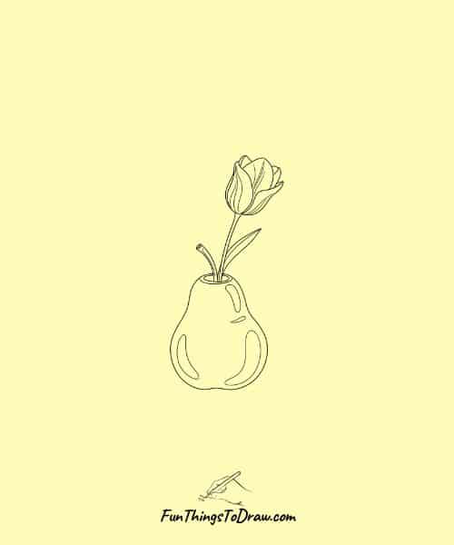 Pear as a Vase