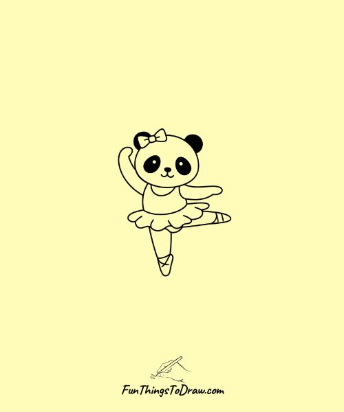 Panda Ballerina sketch