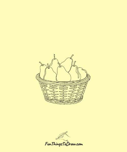 Pears in Basket