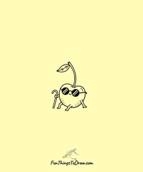Cherry with Sunglasses