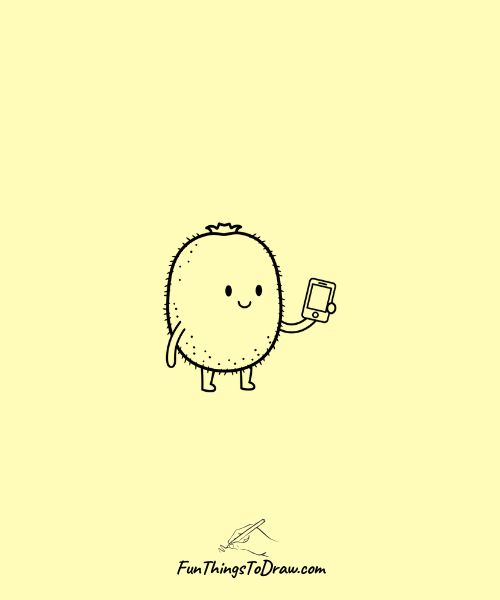 kiwi fruit using mobile