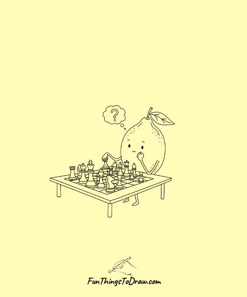 Lemon Playing Chess