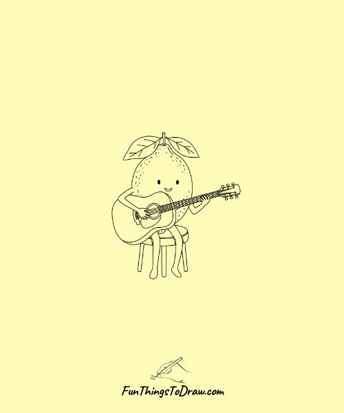 Lemon Playing Guitar
