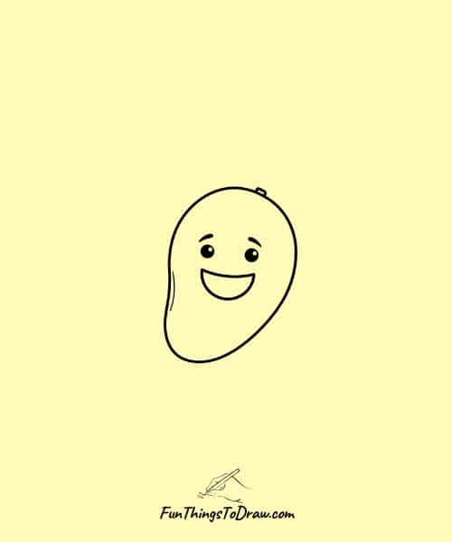 Mango with Face Expression