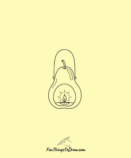 Pear as a Lantern