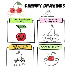 Cherry Drawing Ideas