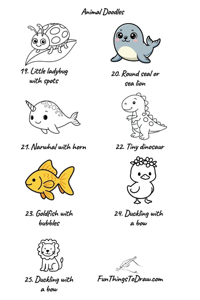 Cute Animal Doodles