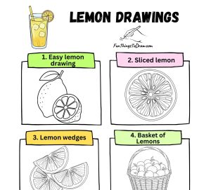 Lemon Drawing Ideas Easy