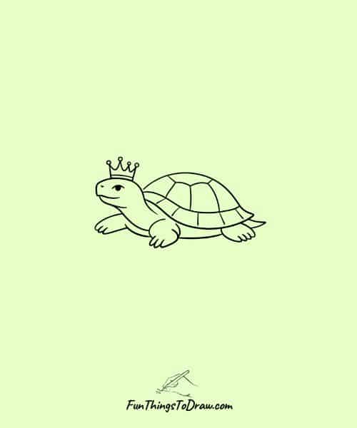 Turtle with a Crown