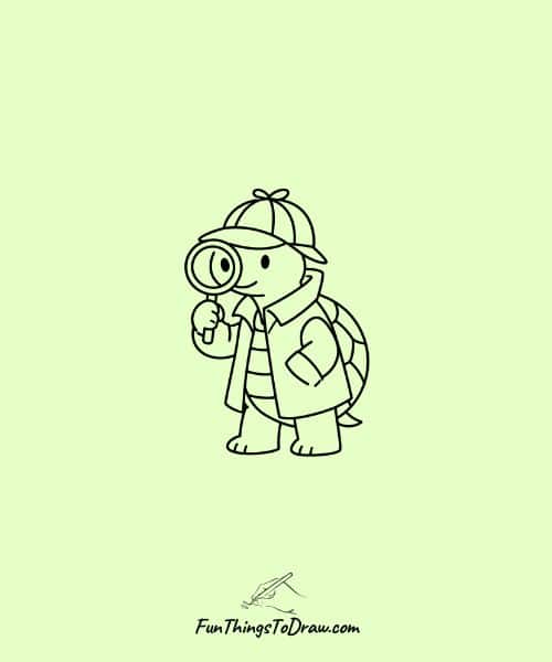 Turtle with a Magnifying Glass