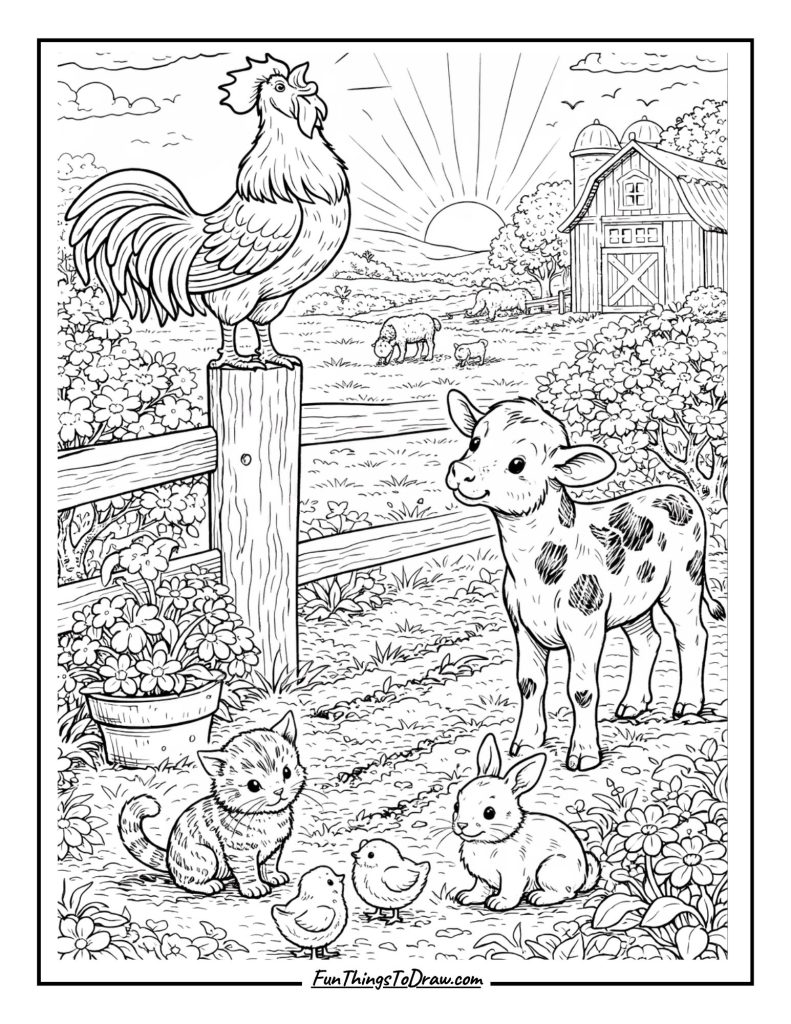 Spring Farm Morning
