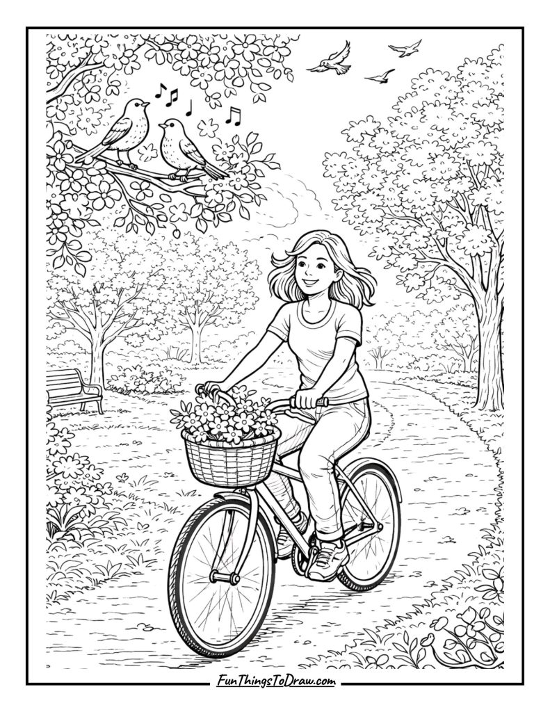 Bike Ride Through the Park