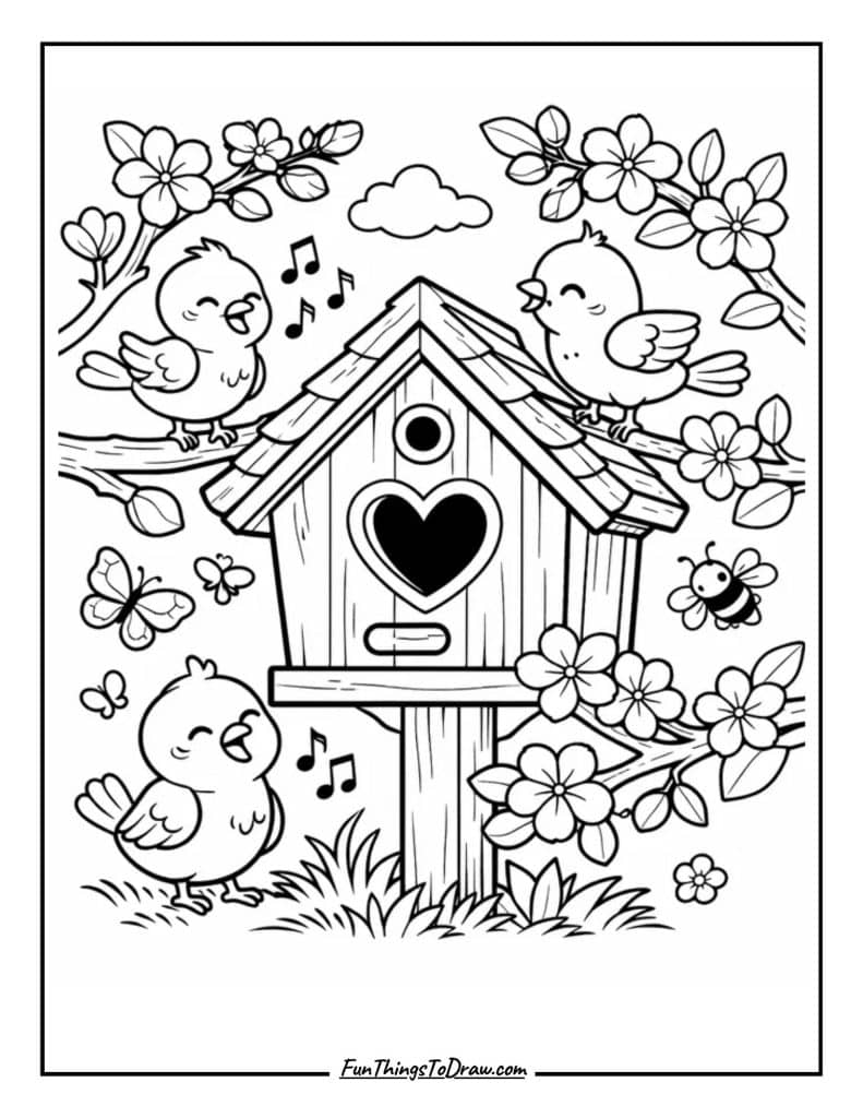 3. Spring Birdhouse
