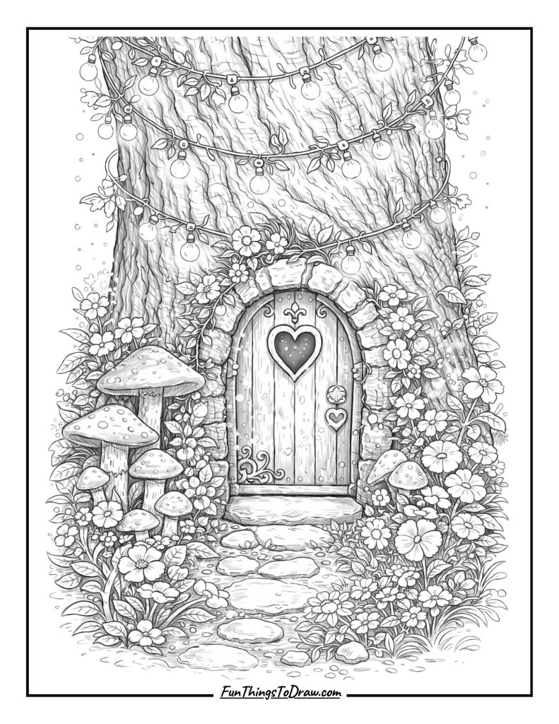 Spring Fairy Door