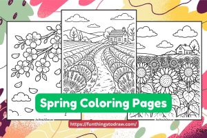 Coloring Sheets - Spring Coloring Pages