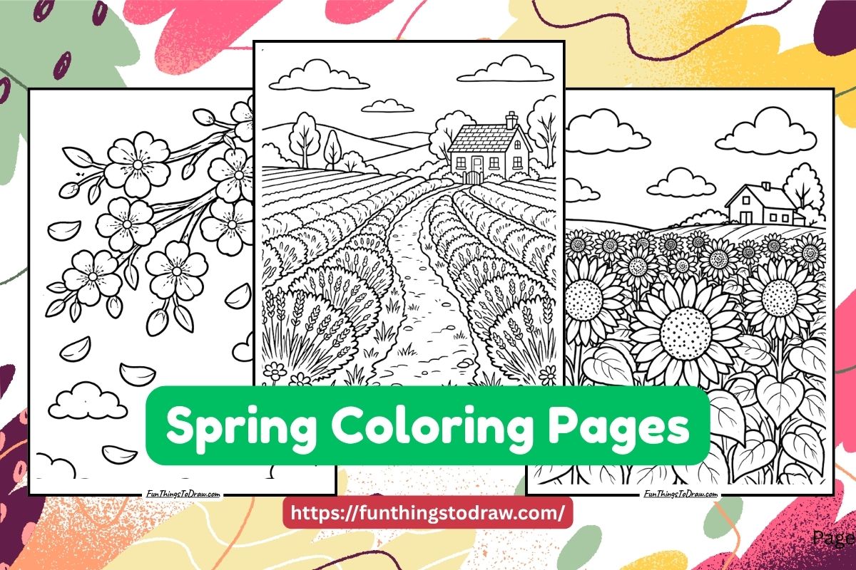 Coloring Sheets - Spring Coloring Pages